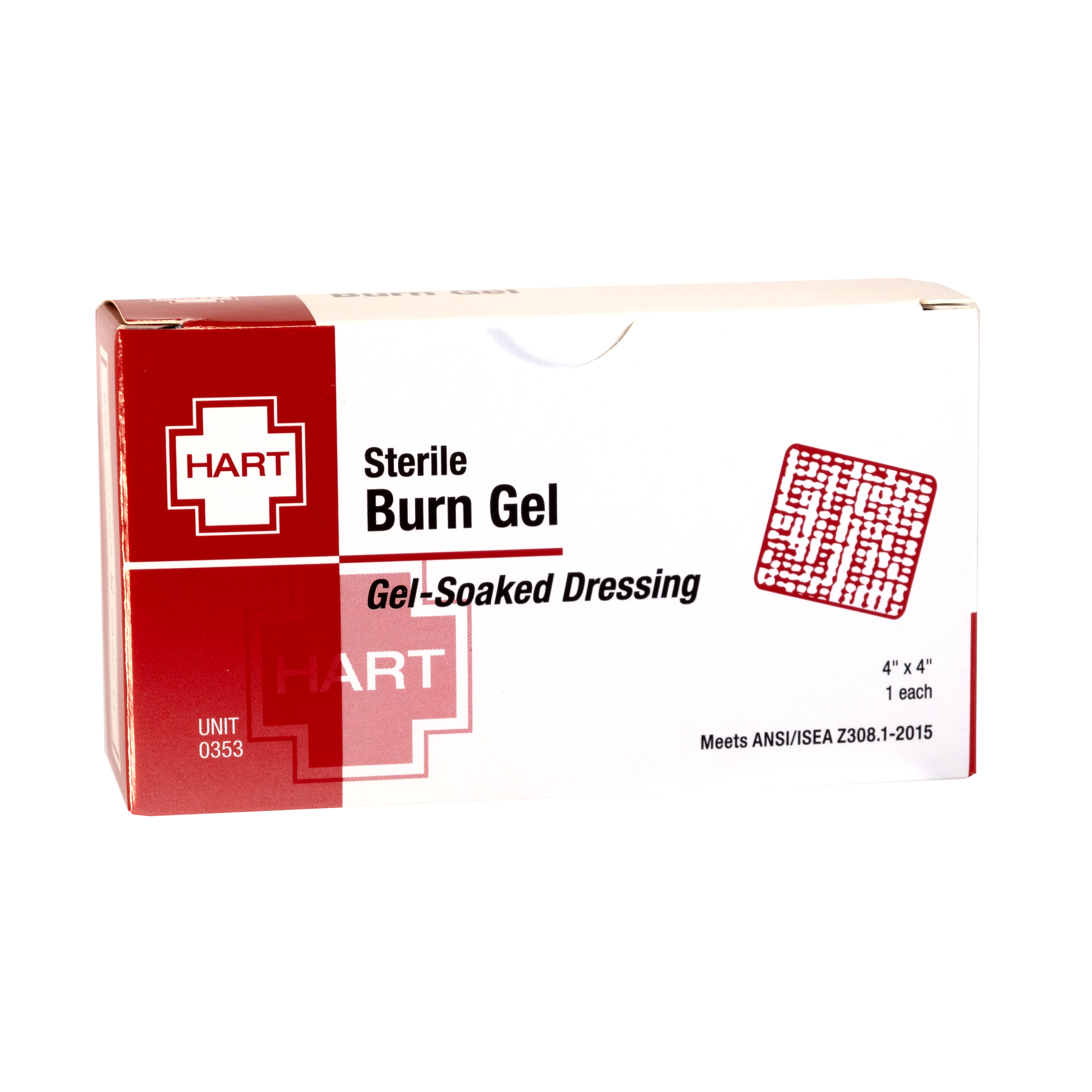 Burn Dressing, Sterile Gel-Soaked, 4' x 4', 1 per unit