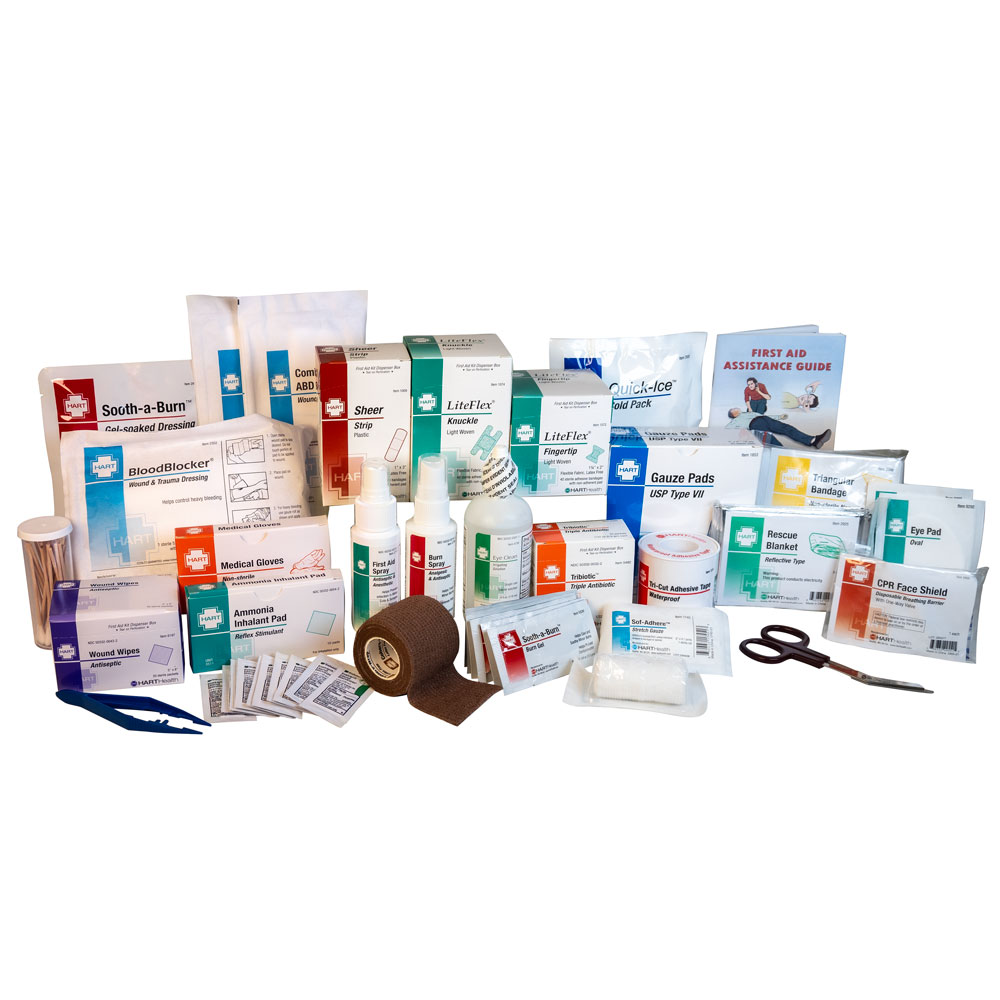 2-Shelf First Aid Station Refill, ANSI 2021 Class A, without medications