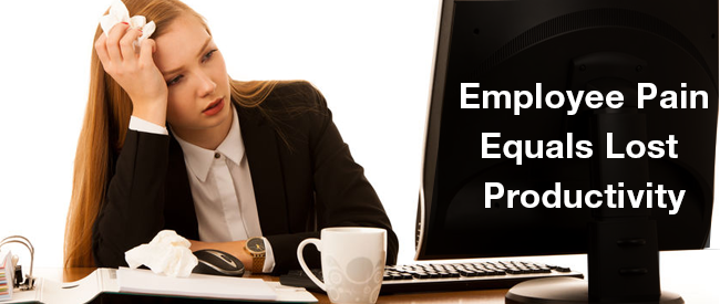 Employee Pain Equals Lost Productivity