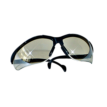 Safety Glasses, Venture II, indoor/outdoor, black, each