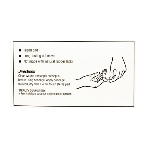 LiteFlex, Elastric Strip Adhesive Bandages, 1" x 3", 16 per unit