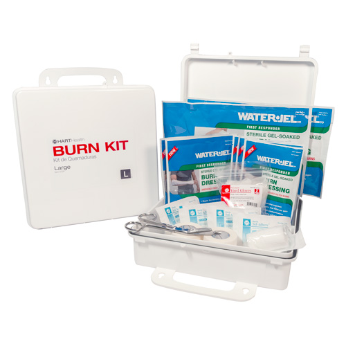First Aid Burn Kit, EMS Burn Care First Aid Kit, Polypropylene Box, Large