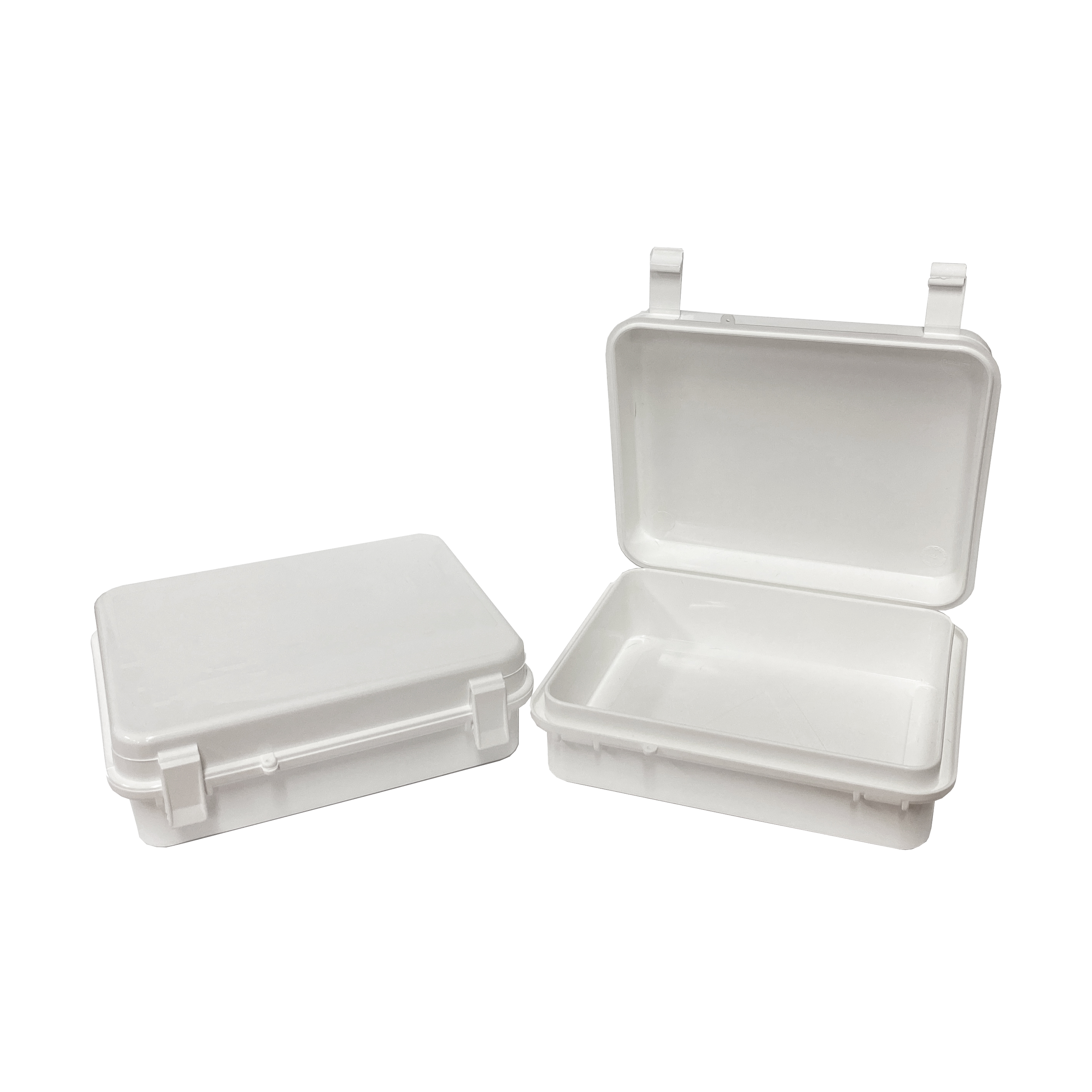 First Aid Kit Box, Polypropylene, Large, White, Empty
