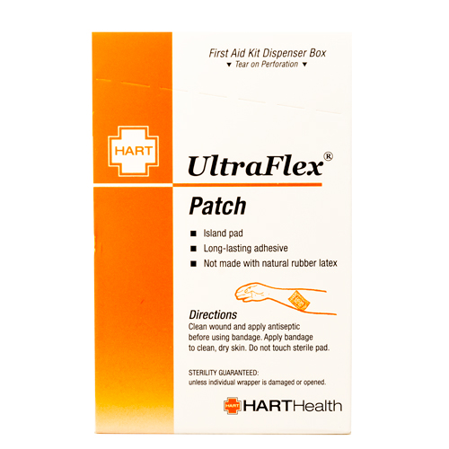 UltraFlex, Patch Adhesive Bandages, Heavy Woven Cloth, 2" x 3", 25 per box