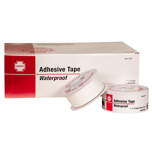 Waterproof Adhesive Tape, Plastic Spool With Sleeve, 1' x 10 yards, 12 per box