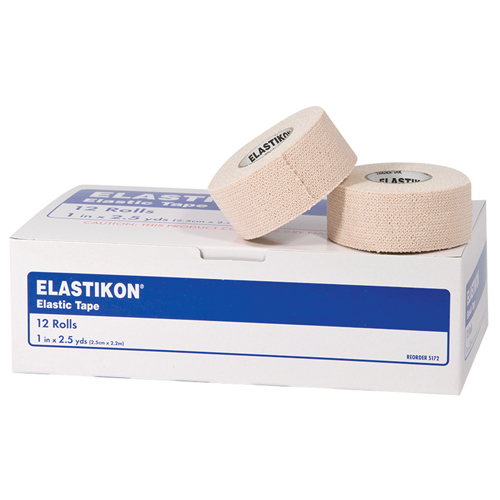 J&J, Elastikon Tape, 1' x 2.5 yards, 12 per box