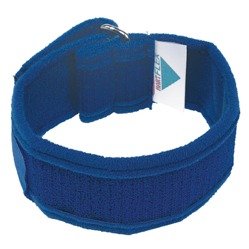 Deluxe Tennis Elbow Support, Adjustable Velcro Closure, Blue