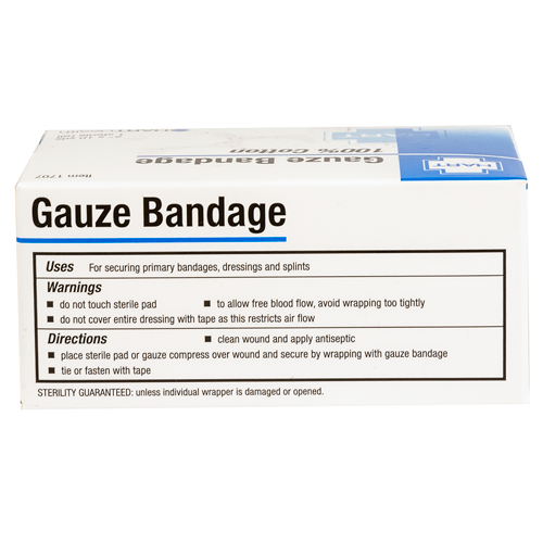 Gauze Bandage Roll, Sterile, 2" x 10 Yards, Boxed