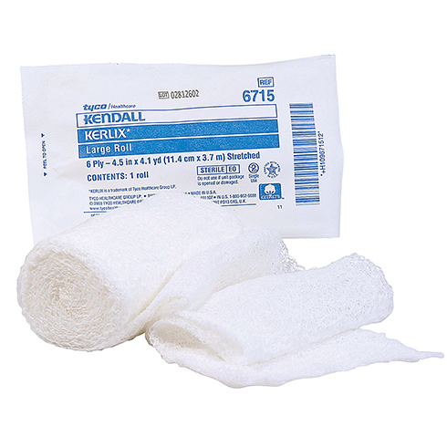 Kendall #6715, Kerlix Rolls, Sterile, 4-1/2' x 4.1 yards