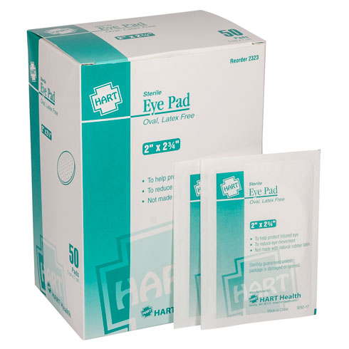 Eye Pad, Oval, Sterile, 2' x 2.-3/4'