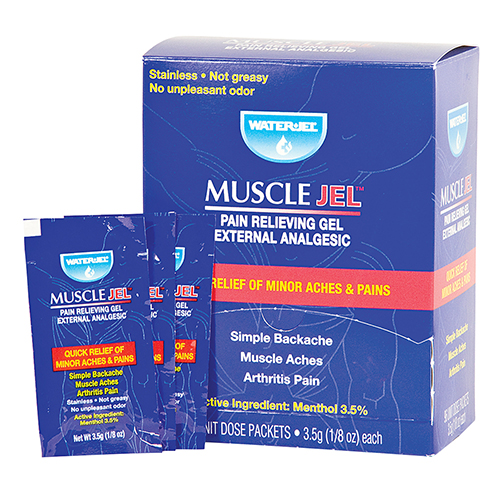 Muscle Jel Pain Relieving Gel, 3.5 gm packets, 96 per box