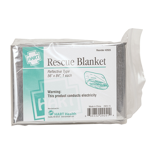 Rescue Blanket, Mylar, 56' x 84'