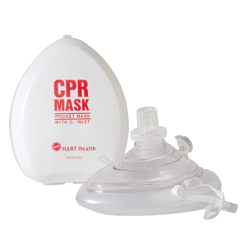 Pocket Mask with Oxygen Inlet