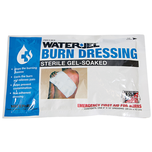 Water-Jel Burn Dressing, 8" x 18"