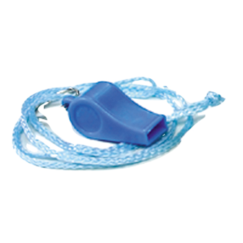 Plastic Whistle with Lanyard