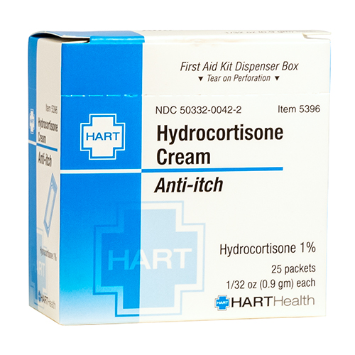 Hydrocortisone Cream 1%, Anti-Itch Cream, 25 per box