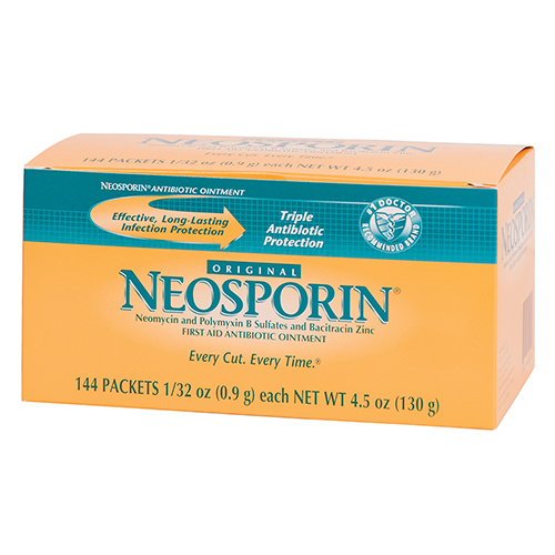Neosporin Ointment, Triple Antibiotic, 1/32 oz, 144 per box