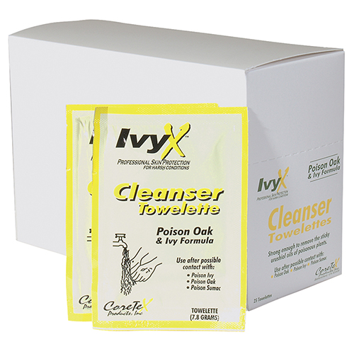 IvyX, Poison Ivy cleanser towelette, 25 per box