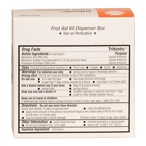 Triple Antibiotic Ointment, 0.9 gm packets, 25 per box