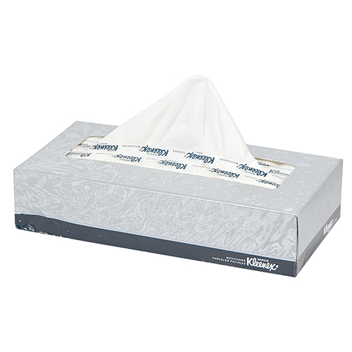 Kleenex Facial Tissue, 2ply, White, 125 per box