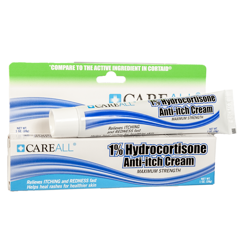 Hydrocortisone Cream 1%, anti-itch, 1 oz tube