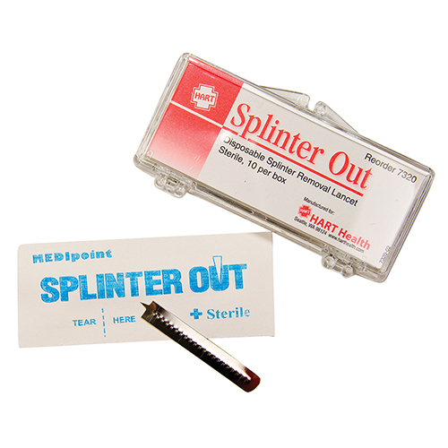 Splinter Out, sterile, disposable, 10/pack