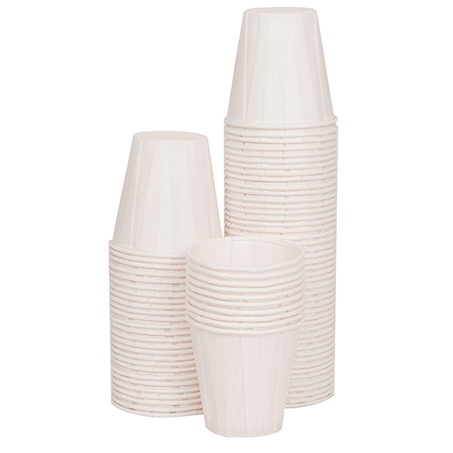 Paper Cups, disposable, 3.5 oz, 100 per box