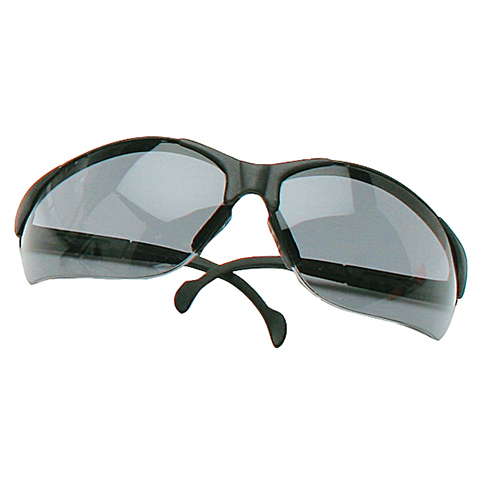 Safety Glasses, Venture II, black/gray, each