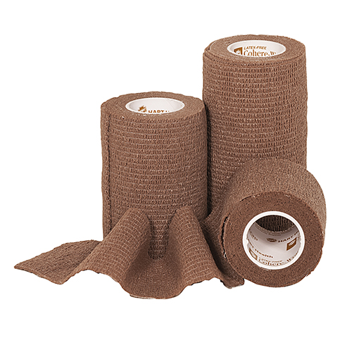 Cohere-Wrap Self-adhering Elastic Bandage, Tan